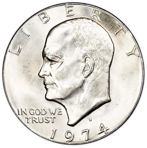 1974 Eisenhower Dollars - Surfcoins